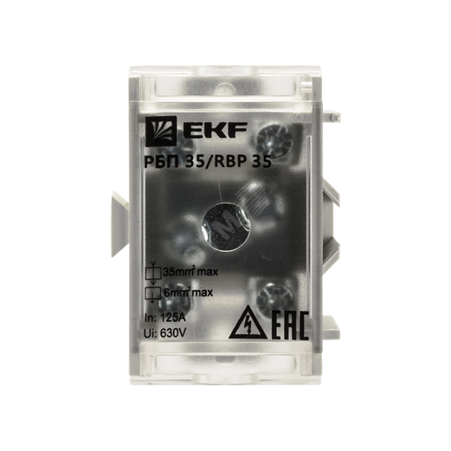 Блок распределительный проходной РБП 35 1х35-4х6кв.мм 125/50 А PROxima