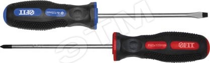 Отвертка ''Универсал'', CrV сталь, прорезиненная ручка, Профи 8х150 мм РН3