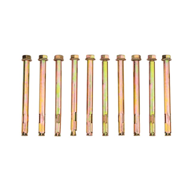 Анкерный болт с гайкой 10х125 REXANT, пакет 10 шт.