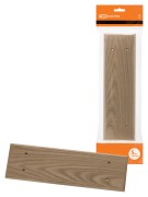 Накладка на бревно деревянная универсальная НБУ 1Пх4 280 мм, под покраску TDM Накладка на бревно деревянная универсальная НБУ 1Пх4 280 мм, под покраску TDM