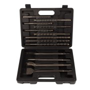 Набор буров и долот SDS PLUS, 13 предметов Kranz Набор буров и долот SDS PLUS, 13 предметов Kranz