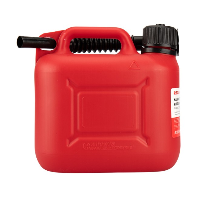 Канистра REXANT Classic для ГСМ и технических жидкостей, пластиковая 5 л Канистра REXANT Classic для ГСМ и технических жидкостей, пластиковая 5 л