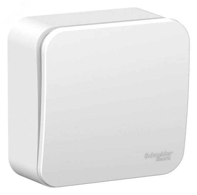 BLANCA одноклавишный выключатель наружный (cх.1) с изолирующей пластиной, 6а, 250в, белый BLANCA одноклавишный выключатель наружный (cх.1) с изолирующей пластиной, 6а, 250в, белый