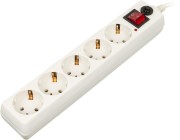 Удлинитель с сетевым фильтром 5х3м с заземл. 10А IP20 500SH-3-W 2.2кВт CCA бел. BURO 992290 Удлинитель с сетевым фильтром 5х3м с заземл. 10А IP20 500SH-3-W 2.2кВт CCA бел. BURO 992290