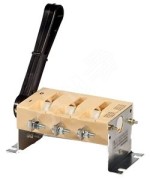 ВР32-37 А 30221-00 УХЛ3, 400А, несъёмная боковая рукоятка, 3-х полюсный на одно направление, со вспомогательными контактами, IP00, выключатель-разъединитель  (ЭТ)