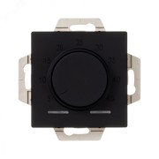 ATLASDESIGN ТЕРМОСТАТ электрон. теплого пола с датчиком, 10A, механизм, КАРБОН ATLASDESIGN ТЕРМОСТАТ электрон. теплого пола с датчиком, 10A, механизм, КАРБОН