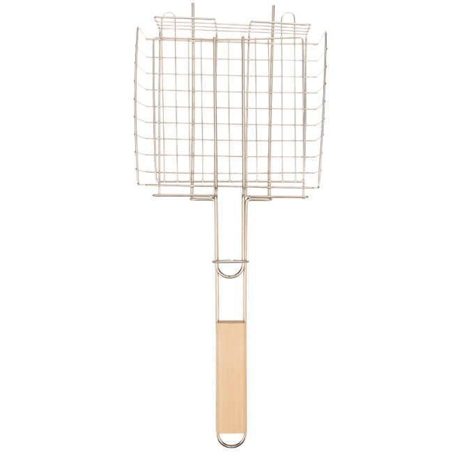 Решетка для барбекю глубокая малая, 22х20,5см СОКОЛ