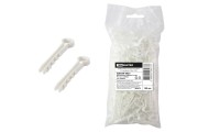 Дюбель-хомут для плоского кабеля 6-12мм белый (100шт) TDM Дюбель-хомут для плоского кабеля 6-12мм белый (100шт) TDM