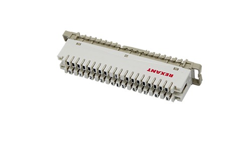 Плинт на 10 пар размыкаемый, маркировка 0-9 (монтаж на рейку) REXANT 