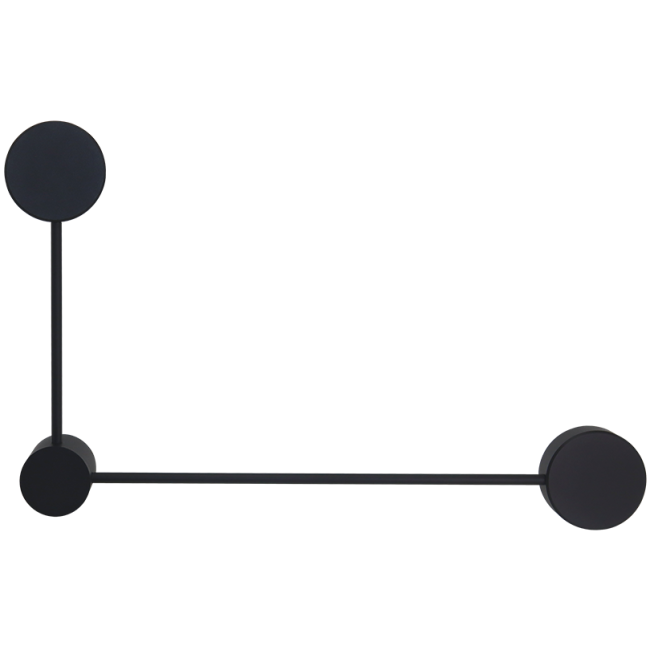 Светильник WOLTA WSL-GX53/13-L под лампу GX53 Черный MOLECULE