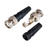 Разъем BNC штекер под винт с колпачком REXANT 