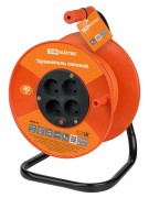 Удлинитель силовой УК10-004 TDM (4 места/40м ПВС 2х1,0)