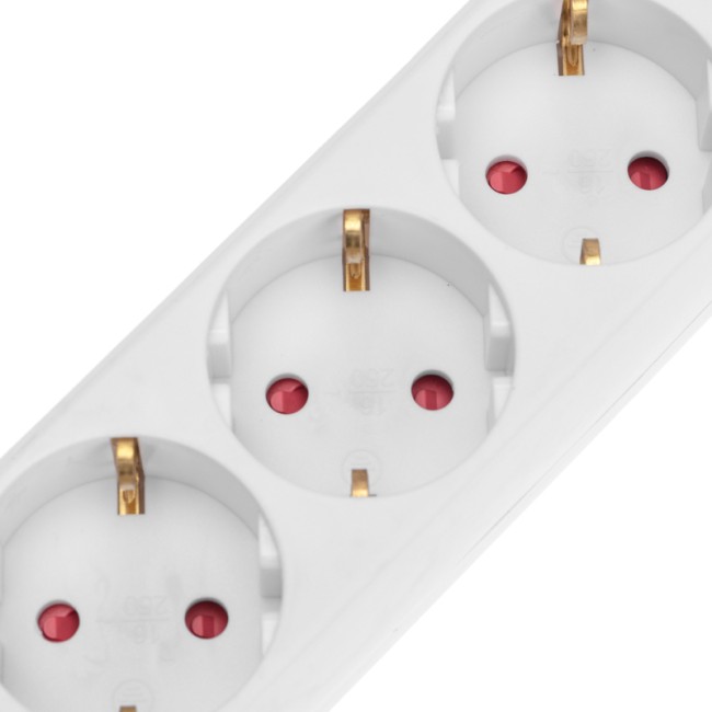 Удлинитель STANDARD 3 гнезда, 3м, 3х1,0мм², с/з, белый REXANT Удлинитель STANDARD 3 гнезда, 3м, 3х1,0мм², с/з, белый REXANT