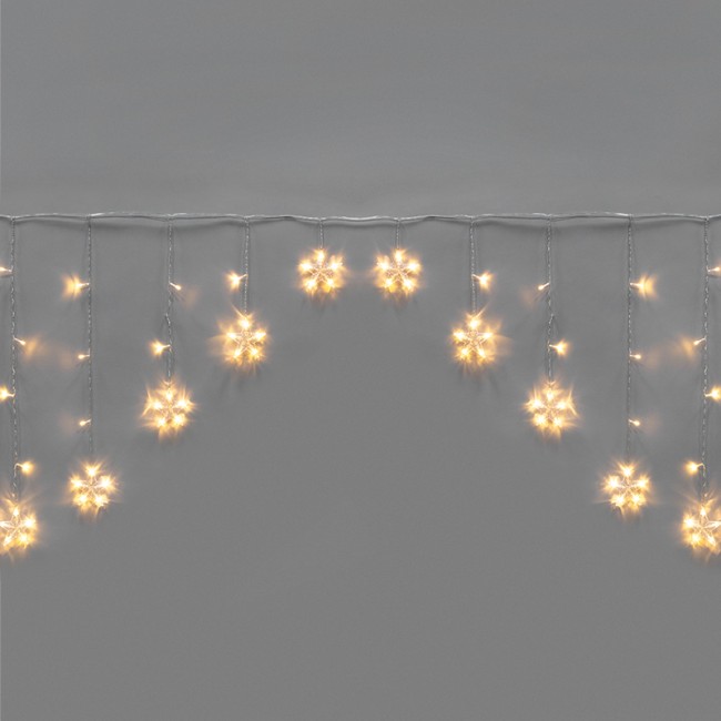Гирлянда Арка со звездами 2,5х1,2м, 136LED, теплый белый, с контроллером 8 режимов, 230В NEON-NIGHT