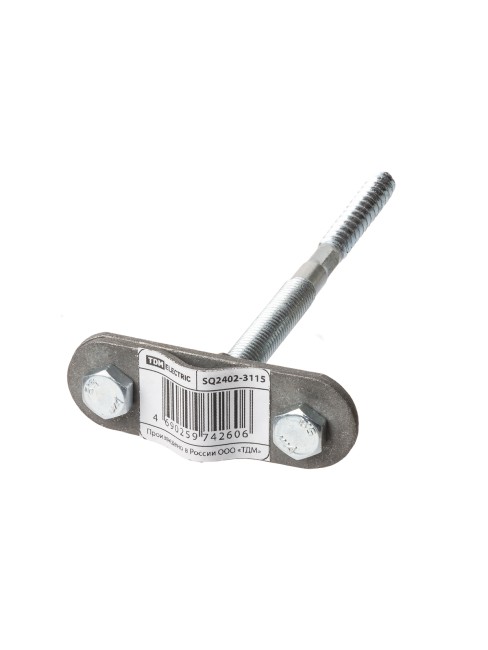 Держатель фасадный для прута Ø6-10 мм длина 250 мм, дюбель, стальной зажим, термодиффузия TDM Держатель фасадный для прута Ø6-10 мм длина 250 мм, дюбель, стальной зажим, термодиффузия TDM