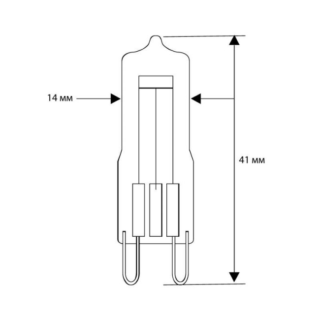 Лампа галогенная 60Вт капсула G9 3000К 240В прозр. Camelion 5555 Лампа галогенная 60Вт капсула G9 3000К 240В прозр. Camelion 5555