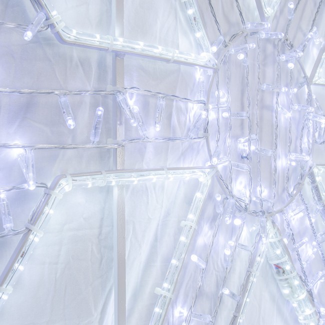 Фигура световая Снежинка 125х120 см, 200 LED, IP65, цвет свечения белый NEON-NIGHT Фигура световая Снежинка 125х120 см, 200 LED, IP65, цвет свечения белый NEON-NIGHT