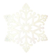 Елочная фигура Снежинка Снегурочка, 81 см, цвет шампань Елочная фигура Снежинка Снегурочка, 81 см, цвет шампань