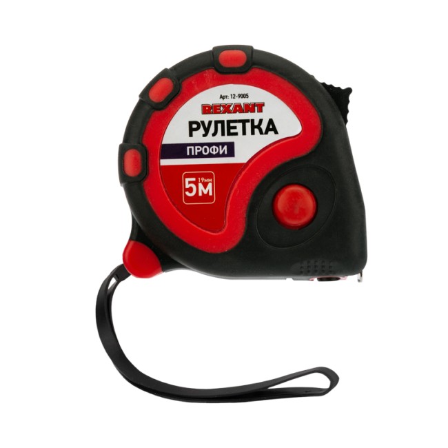Рулетка измерительная Профи прорезиненный корпус, 5м х 19мм Рулетка измерительная Профи прорезиненный корпус, 5м х 19мм