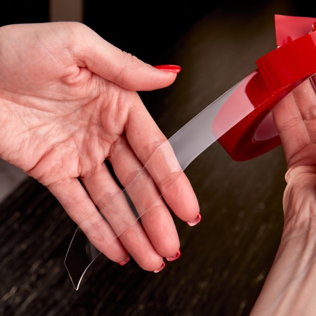 Двухсторонний скотч REXANT, прозрачный, на акриловой основе, 20 мм, ролик 5 м Двухсторонний скотч REXANT, прозрачный, на акриловой основе, 20 мм, ролик 5 м