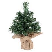Елочка 30см в плетеном мешочке, ПВХ Елочка 30см в плетеном мешочке, ПВХ