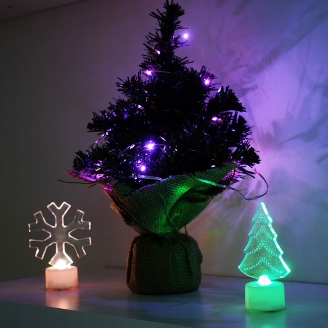 Елочка 30см в плетеном мешочке, ПВХ Елочка 30см в плетеном мешочке, ПВХ