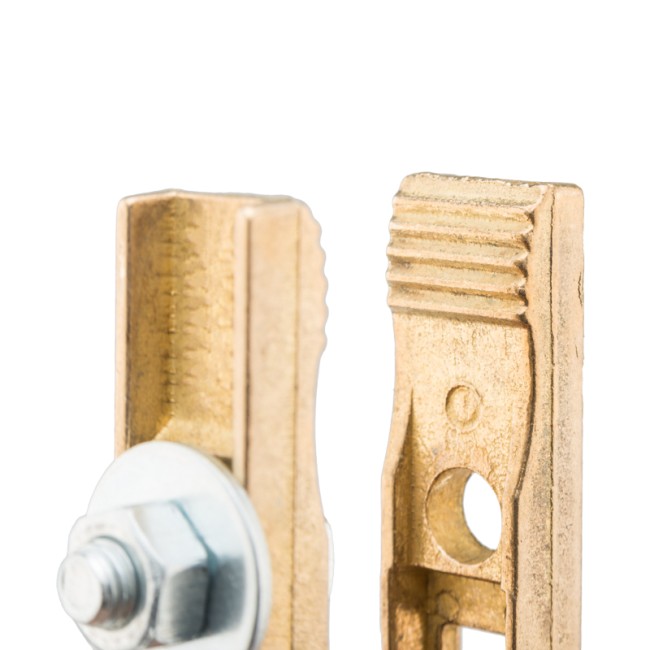 Зажим «крокодил» 200 А 140 мм для сварки (латунь) САТУРН Профи РОССИЯ