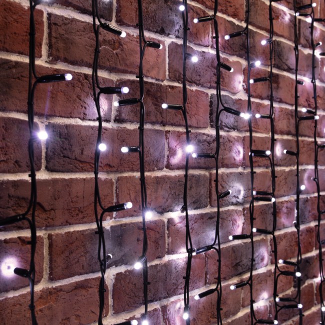 Гирлянда Светодиодный Дождь 2х6м, постоянное свечение, черный провод КАУЧУК, 230 В, диоды БЕЛЫЕ (шнур питания в комплекте) Гирлянда Светодиодный Дождь 2х6м, постоянное свечение, черный провод КАУЧУК, 230 В, диоды БЕЛЫЕ (шнур питания в комплекте)