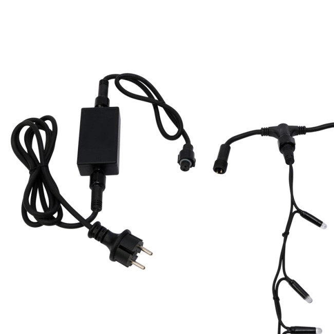 Гирлянда Светодиодный Дождь 2х6м, постоянное свечение, черный провод КАУЧУК, 230 В, диоды БЕЛЫЕ (шнур питания в комплекте) Гирлянда Светодиодный Дождь 2х6м, постоянное свечение, черный провод КАУЧУК, 230 В, диоды БЕЛЫЕ (шнур питания в комплекте)