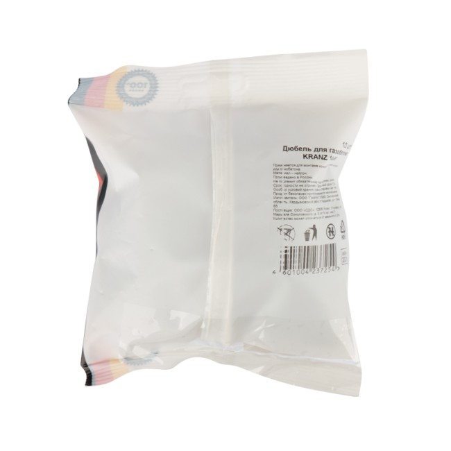 Дюбель для газобетона 14х80, пакет (10 шт/уп) KRANZ Дюбель для газобетона 14х80, пакет (10 шт/уп) KRANZ