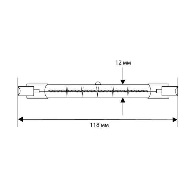 Лампа галогенная J118 150Вт линейная R7s 3000К 240В лин. 118мм Camelion 2934 Лампа галогенная J118 150Вт линейная R7s 3000К 240В лин. 118мм Camelion 2934
