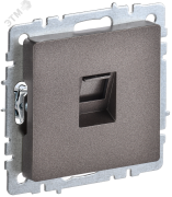 BRITE Розетка компьютерная RJ45 кат.5E РК10-БрТБ темная бронза BRITE Розетка компьютерная RJ45 кат.5E РК10-БрТБ темная бронза