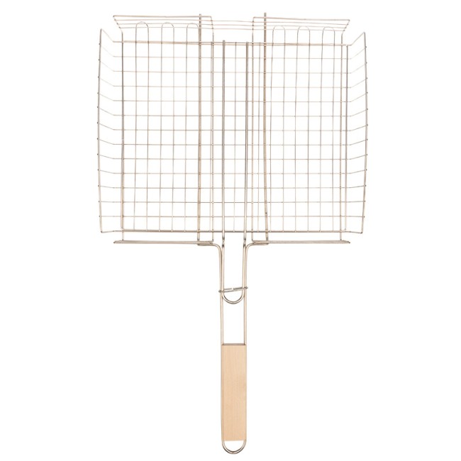 Решетка для барбекю глубокая большая, 37х31,5см СОКОЛ