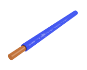 Провод силовой ПуВнг (А)-LS 1х0.75 синий бухта однопроволочный