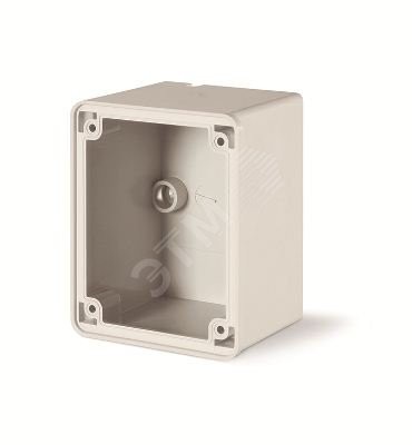 Коробка для настенного монтажа розеток с фланцем 84x106мм