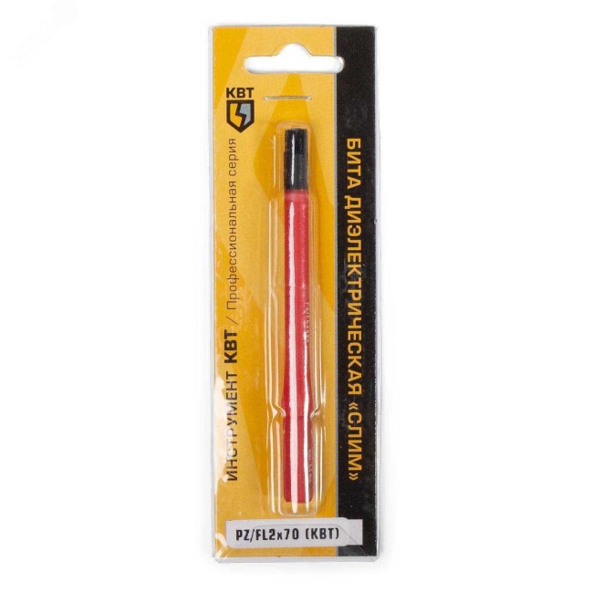 Бита диэлектрическая Pozidriv для работ под напряжением до 1000 В PZ2х70
