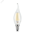 Лампа светодиодная LED 5 Вт 420 Лм 2700К теплая Е14 Свеча на ветру Filament Gauss