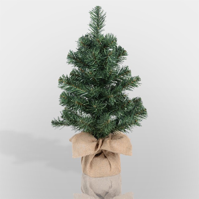 Елочка 45см в плетеном мешочке, ПВХ Елочка 45см в плетеном мешочке, ПВХ