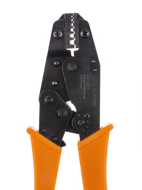 Клещи обжимные КО-5Е 0,25-6мм TDM Клещи обжимные КО-5Е 0,25-6мм TDM