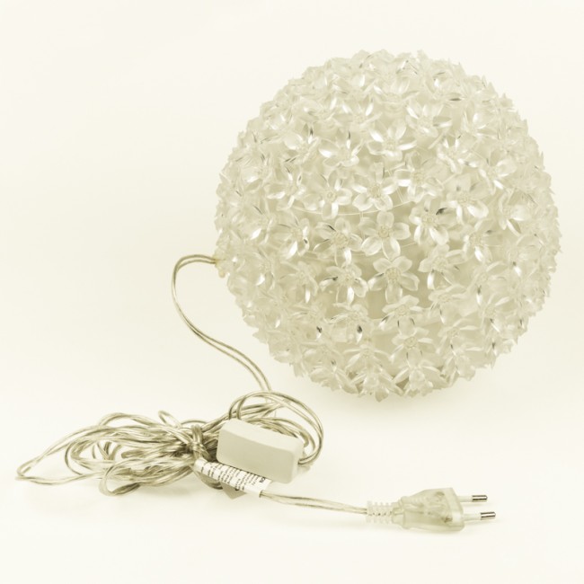 Шар светодиодный 230V, диаметр 20 см, 200 светодиодов, цвет синий Шар светодиодный 230V, диаметр 20 см, 200 светодиодов, цвет синий