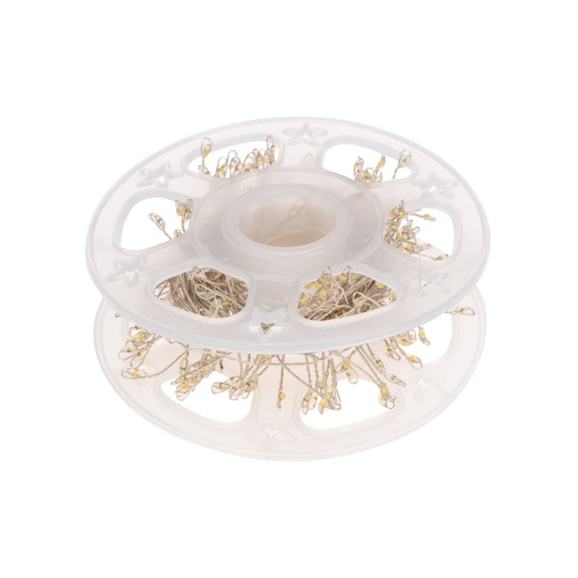 Гирлянда роса Фейерверк с контроллером 20м, 500LED, цвет свечения теплый белый, на катушке NEON-NIGHT