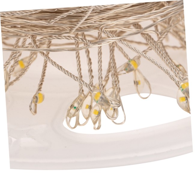 Гирлянда роса Фейерверк с контроллером 20м, 500LED, цвет свечения теплый белый, на катушке NEON-NIGHT