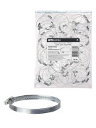 Хомут червячный, d 70-90 мм, оцинк (упак. 100 шт) TDM Хомут червячный, d 70-90 мм, оцинк (упак. 100 шт) TDM