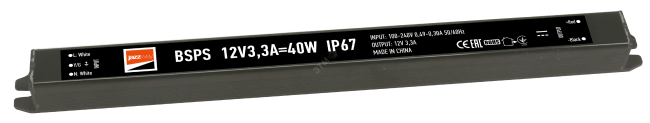 Драйвер LED, 40Вт, 12В IP67 JazzWay