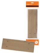 Накладка на бревно деревянная универсальная НБУ 1Пх3 95х290 мм, под покраску TDM Накладка на бревно деревянная универсальная НБУ 1Пх3 95х290 мм, под покраску TDM