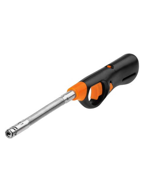 Зажигалка газовая с пьезоэлементом ЗГ-02, регул. уров. плам., многораз. заправка, гибкий носик, TDM