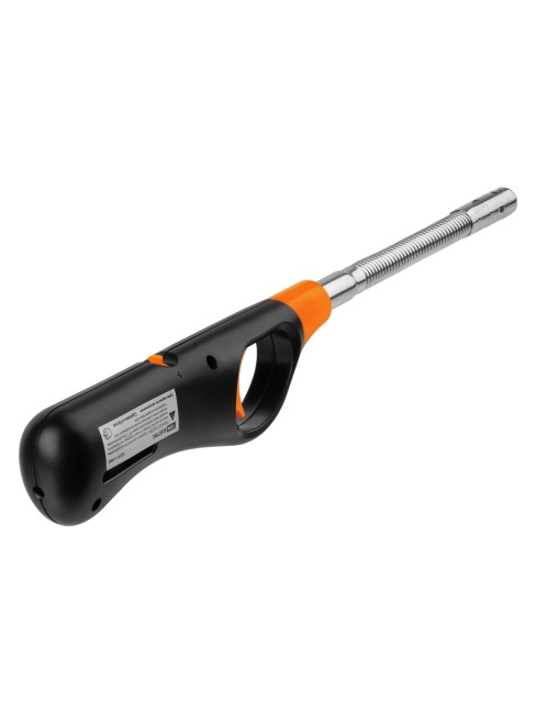 Зажигалка газовая с пьезоэлементом ЗГ-02, регул. уров. плам., многораз. заправка, гибкий носик, TDM