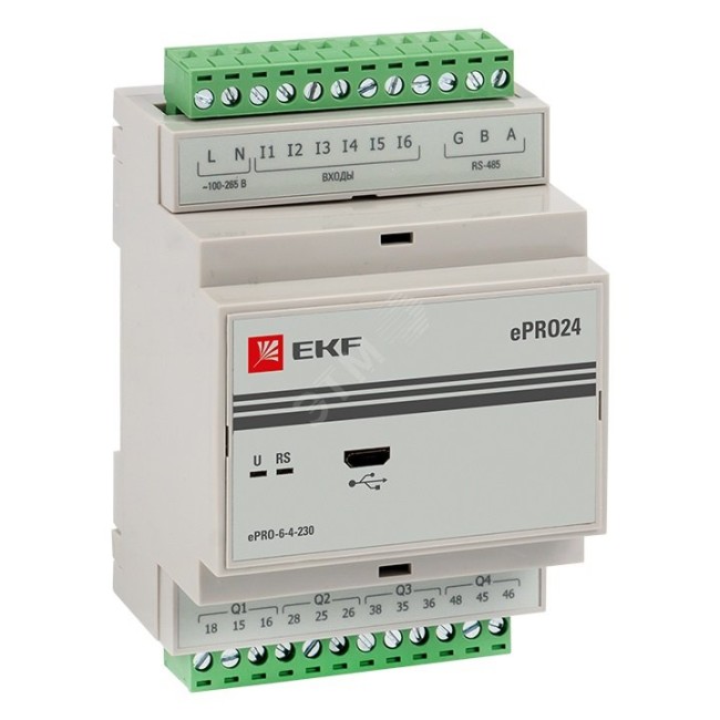 Контроллер базовый ePRO удаленного управления     6вх\4вых 230В WiFi GSM EKF PROxima