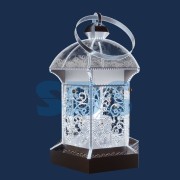 Декоративная 3D фигура Фонарик серебряный 296 см Декоративная 3D фигура Фонарик серебряный 296 см