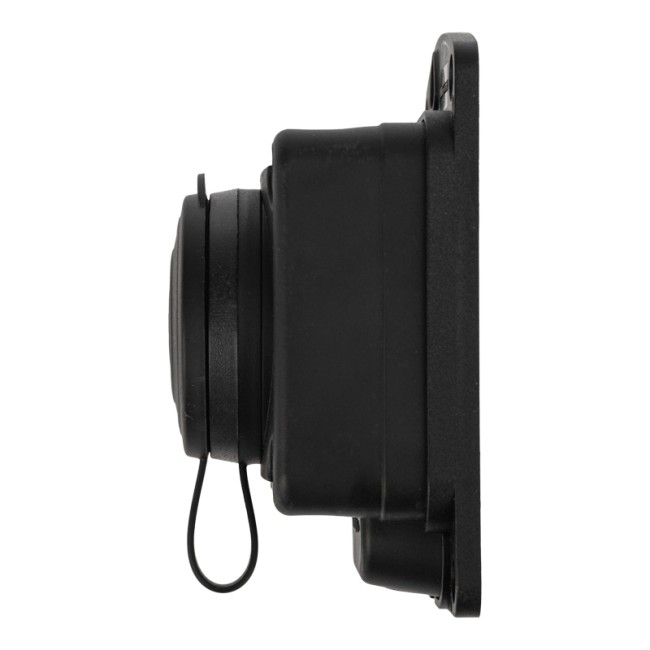 Розетка штепсельная влагозащищенная стационарная ОУ, 2P+PE 230V,16 А, IP44 каучук PROconnect